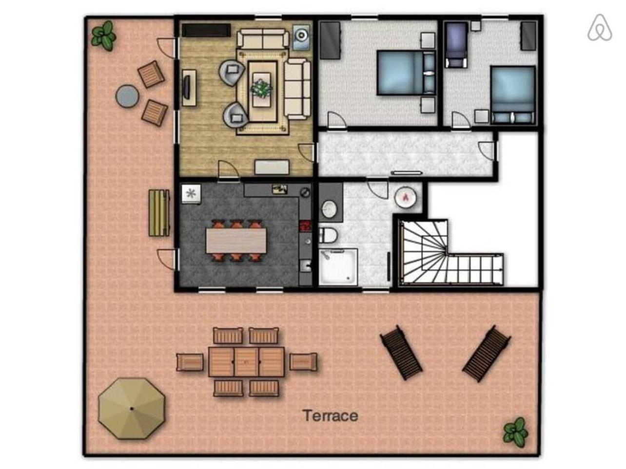 Stylish Penthouse With Large Terrace Most na Soči Exterior foto